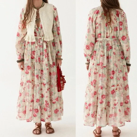 Maison Hotel Agustina Dress in Candy Roses - Picture 8 of 9